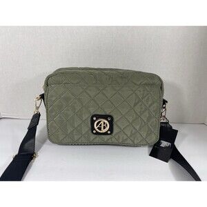 Alexis Bendel Quilted Crossbody Purse Sage Green NWT
